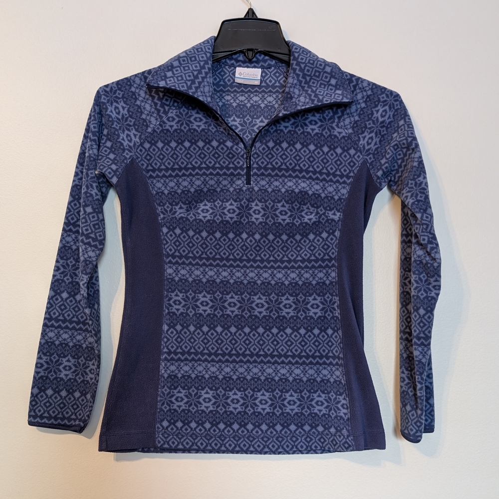Columbia Women's Blue Patterned Sweater